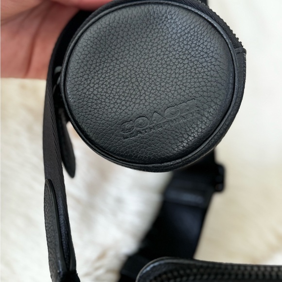 Coach Charter Crossbody With Hybrid Pouch In Signature Leather - BLACK - Picture 12 of 14